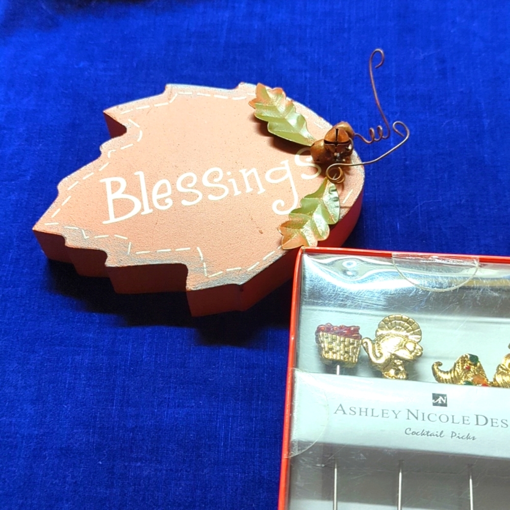 Cocktail picks/Blessings plaque